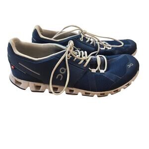 On Cloud Size 7 Womens Running Shoe Gym Sneaker Denim Blue White